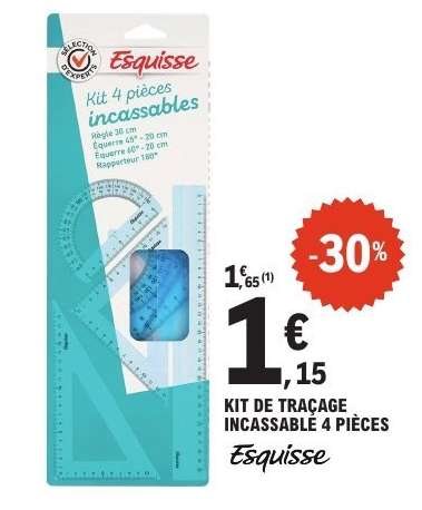 Kit de traçage incassable 4 pièces