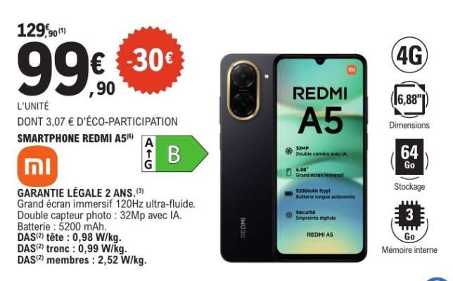 Smartphone Redmi A5