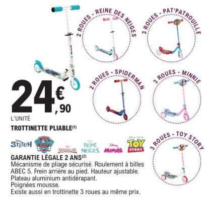 TROTTINETTE PLIABLE