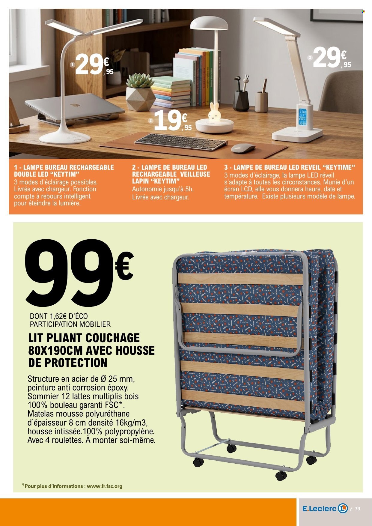 Catalogue E.Leclerc - 28.07.2026 - 09.08.2026. Page 79