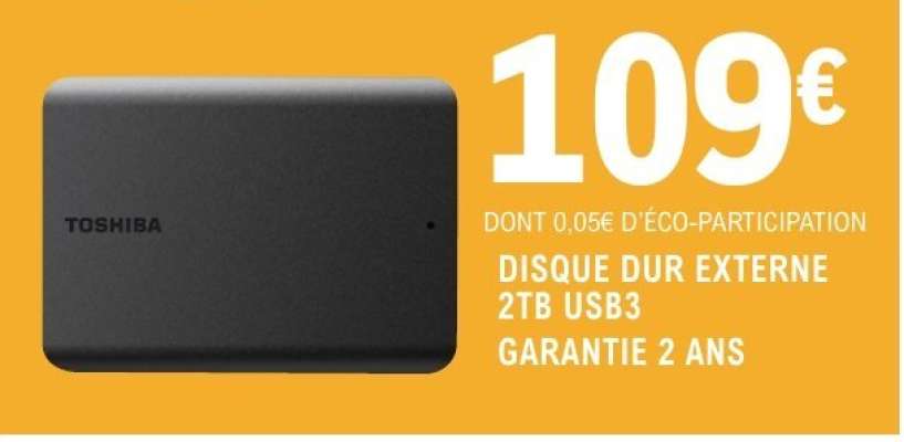Toshiba Disque Dur Externe