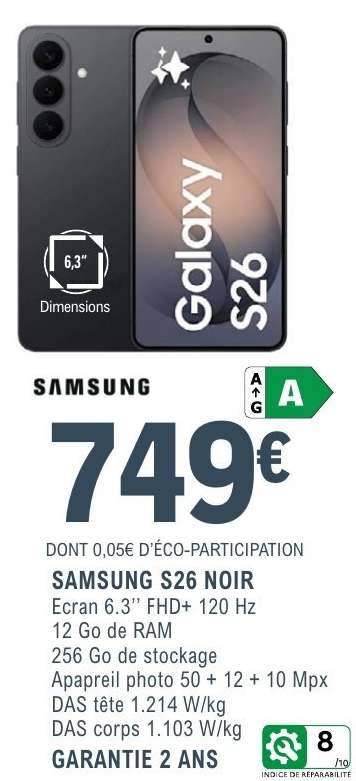SAMSUNG S26 NOIR