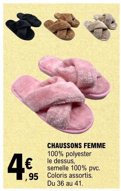 Chaussons Femme