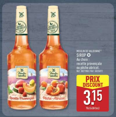 MOULIN DE VALDONNE Sirop