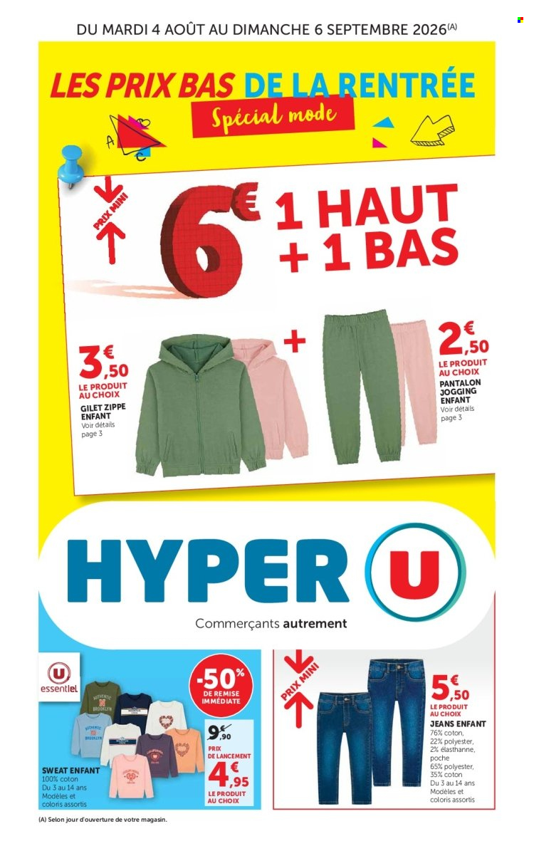 Catalogue HYPER U - 04.08.2026 - 06.09.2026. Page 1