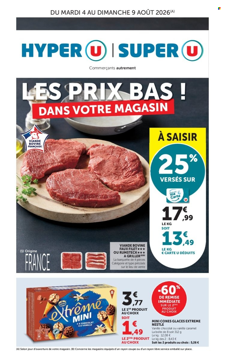 Catalogue Magasins U - 04.08.2026 - 09.08.2026. Page 1