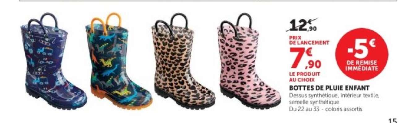 Bottes de Pluie Enfant