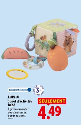 LUPILU Jouet d'activités bébé