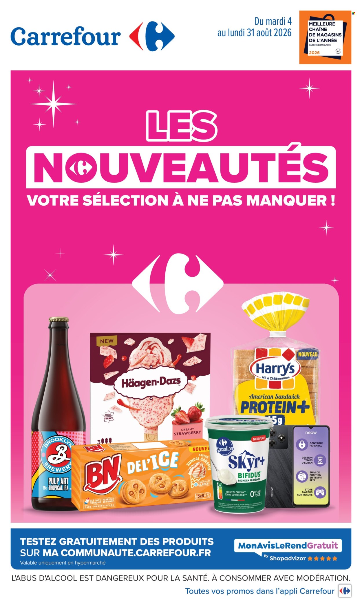 Catalogue Carrefour Hypermarchés - 04.08.2026 - 31.08.2026. Page 1