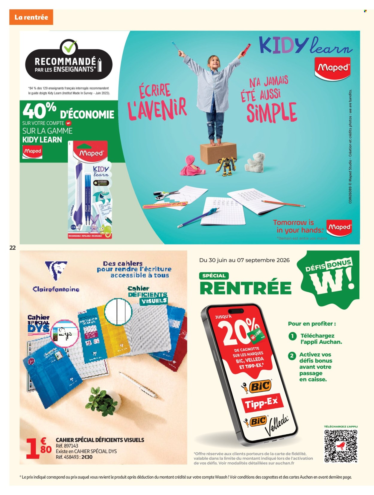 Catalogue Auchan - 04.08.2026 - 30.08.2026. Page 22