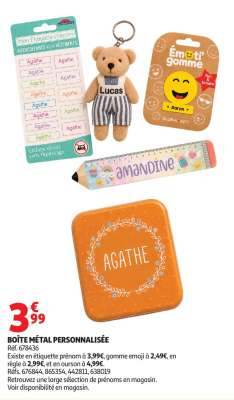 BOÎTE MÉTAL PERSONNALISÉE