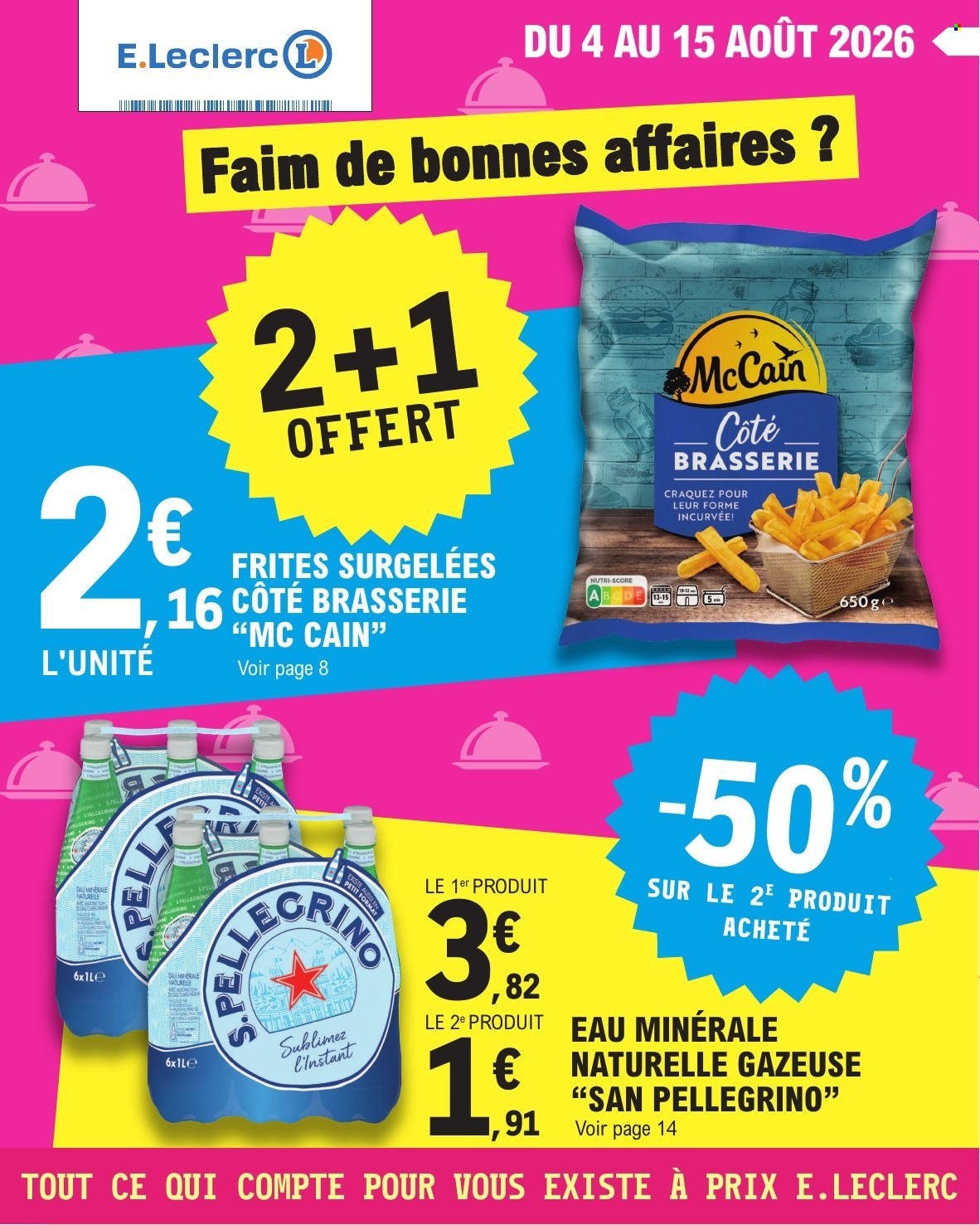 Catalogue E.Leclerc - 04.08.2026 - 15.08.2026. Page 1