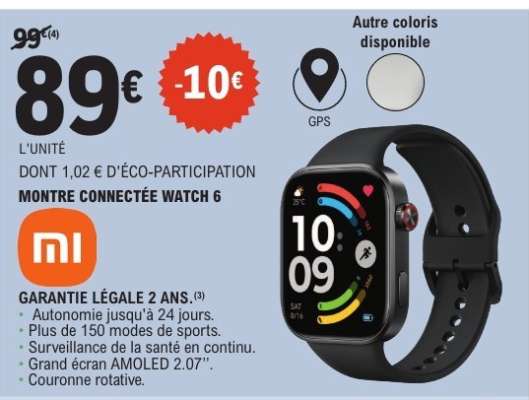Montre Connectée Watch 6