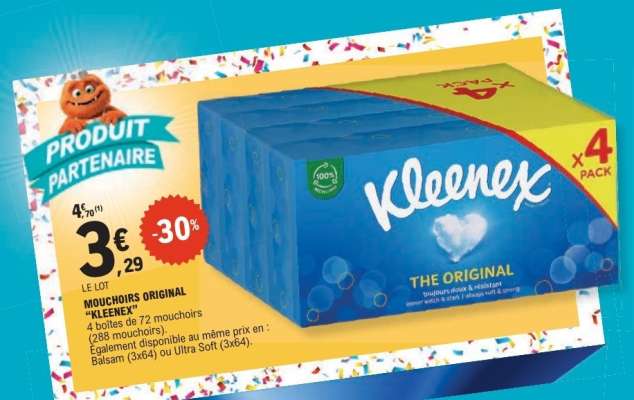 MOUCHOIRS ORIGINAL “KLEENEX”