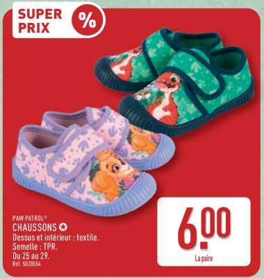 PAW PATROL Chaussons