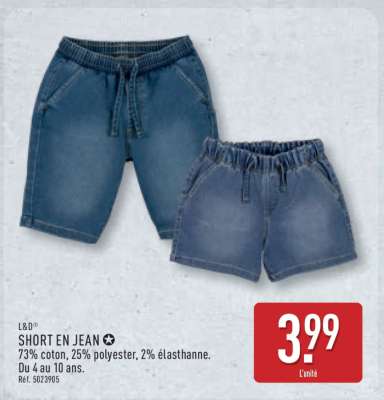 SHORT EN JEAN