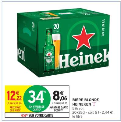 Bière Blonde Heineken*
