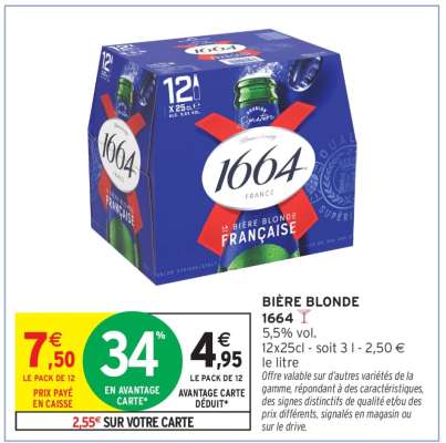 Bière Blonde 1664
