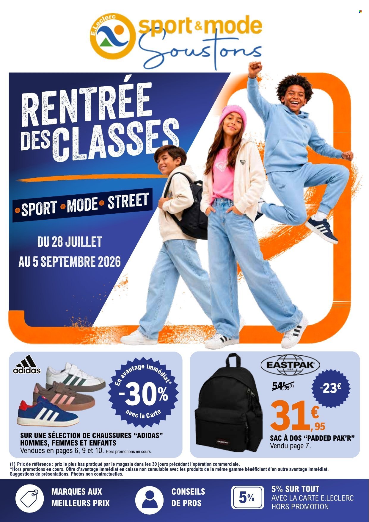 Catalogue E.Leclerc - 30.07.2026 - 05.09.2026. Page 1
