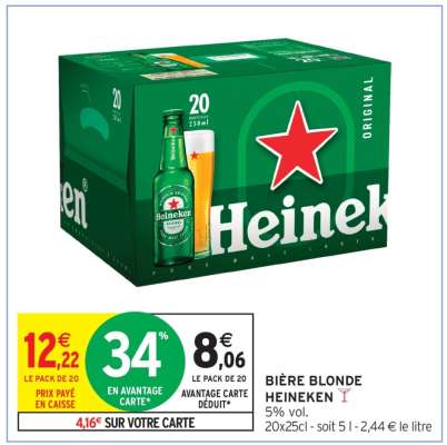Bière Blonde Heineken*