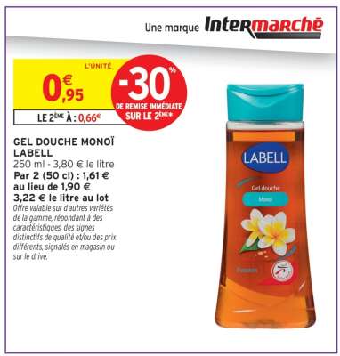Gel Douche Monoï Labell