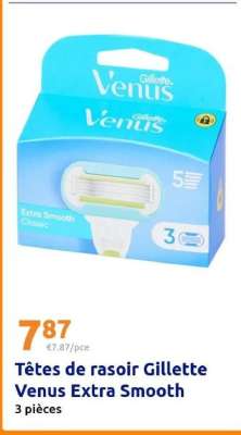 Têtes de rasoir Gillette Venus Extra Smooth