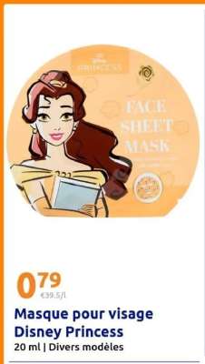 Masque pour visage Disney Princess