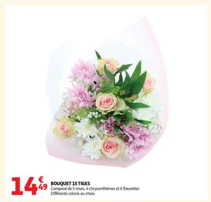 BOUQUET 15 TIGES