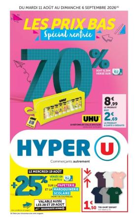 HYPER U - La rentrée à prix bas