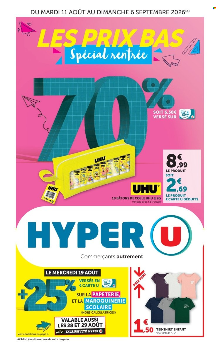 Catalogue HYPER U - 11.08.2026 - 06.09.2026. Page 1