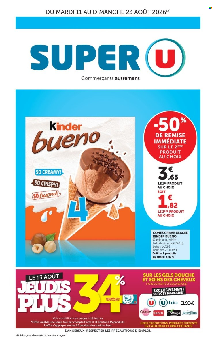 Catalogue SUPER U - 11.08.2026 - 23.08.2026. Page 1