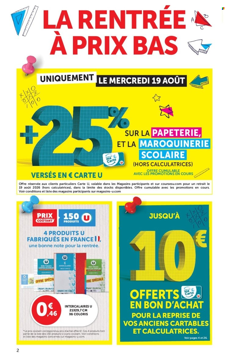 Catalogue SUPER U - 11.08.2026 - 30.08.2026. Page 2