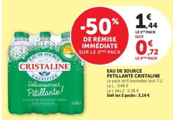 Eau De Source Pétillante Cristaline