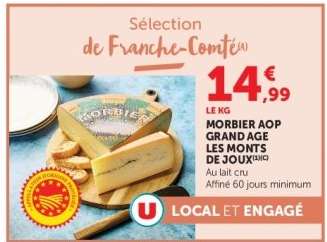 Morbier AOP Grand Âge Les Monts de Joux