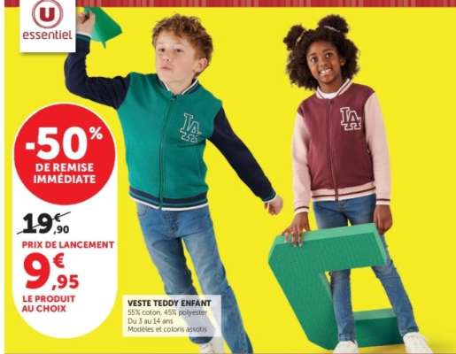 Veste Teddy Enfant