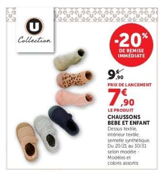 CHAUSSONS BEBE ET ENFANT