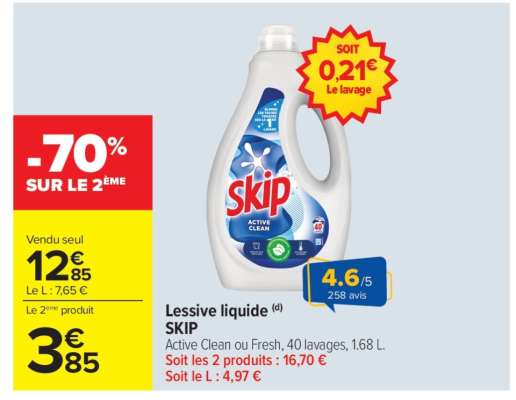 LESSIVE LIQUIDE "SKIP"