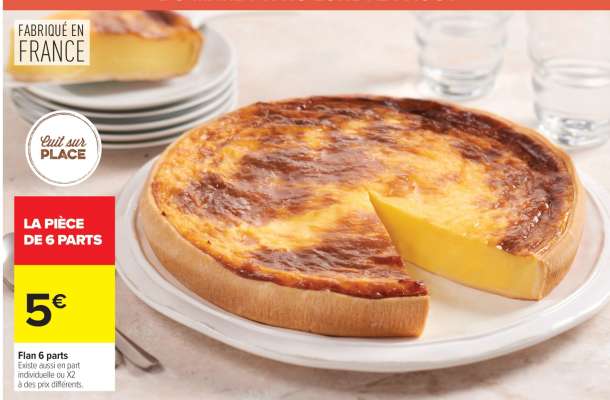 Flan 6 parts