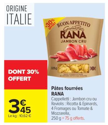 Pâtes fourrées RANA