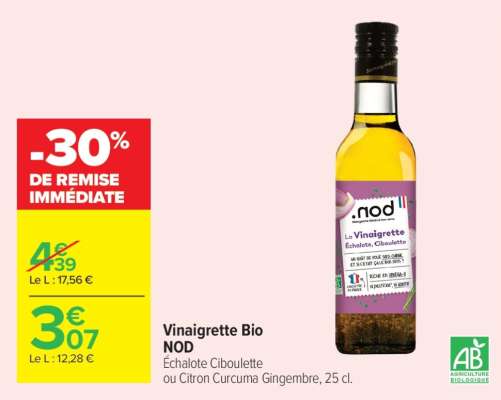 Vinaigrette Bio NOD
