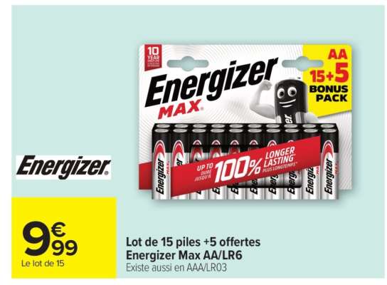 Energizer Max AA/LR6