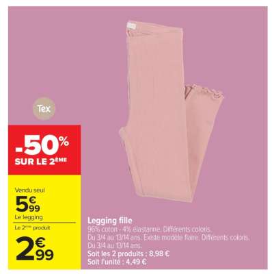 Legging fille