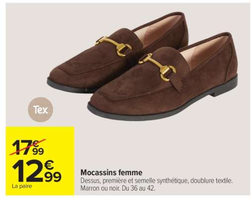 Mocassins femme