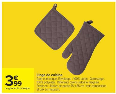 Linge De Cuisine