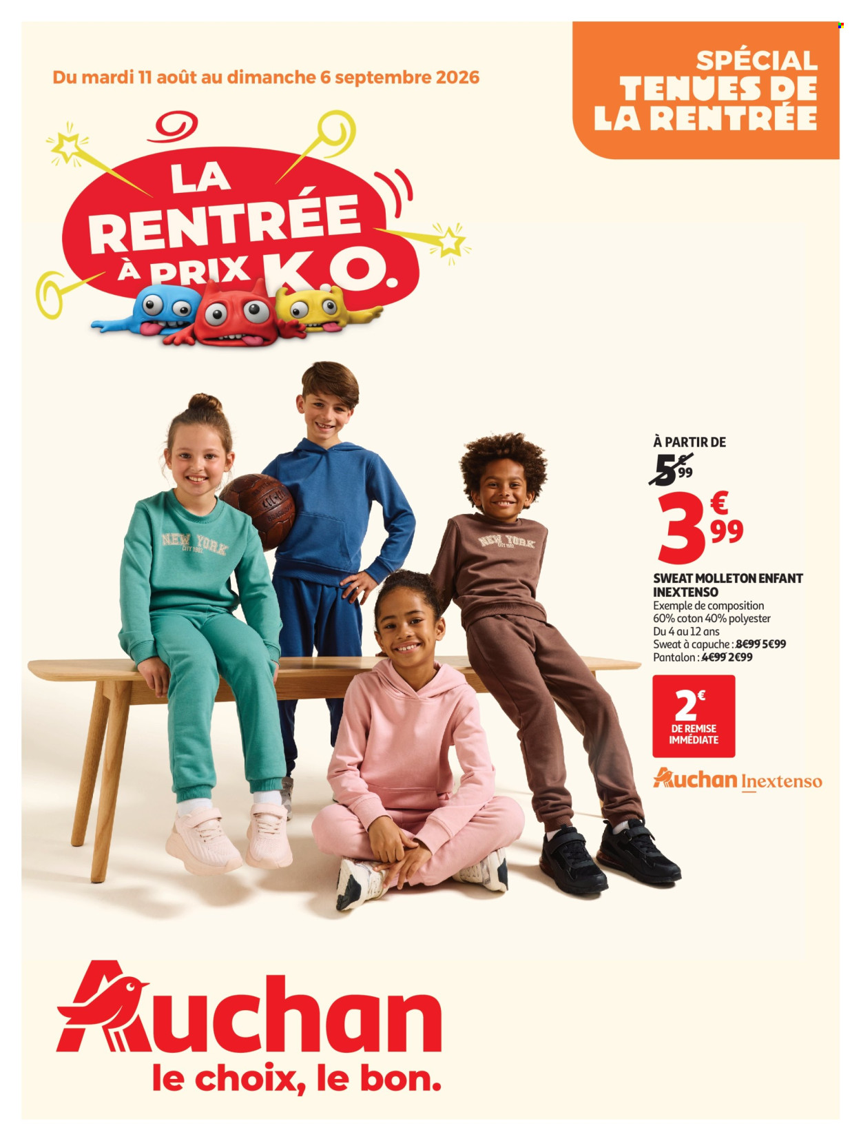 Catalogue Auchan - 11.08.2026 - 06.09.2026. Page 1