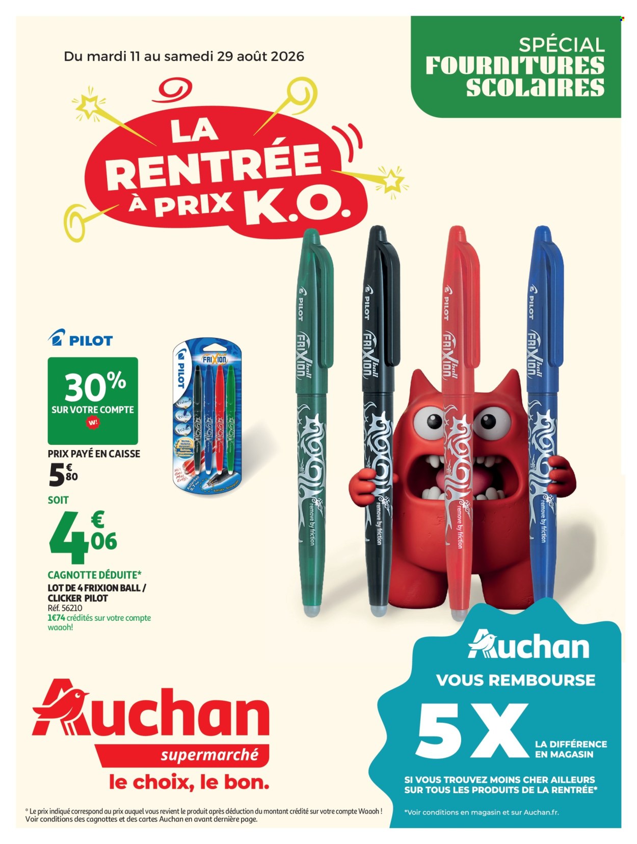 Catalogue Auchan - 11.08.2026 - 29.08.2026. Page 1