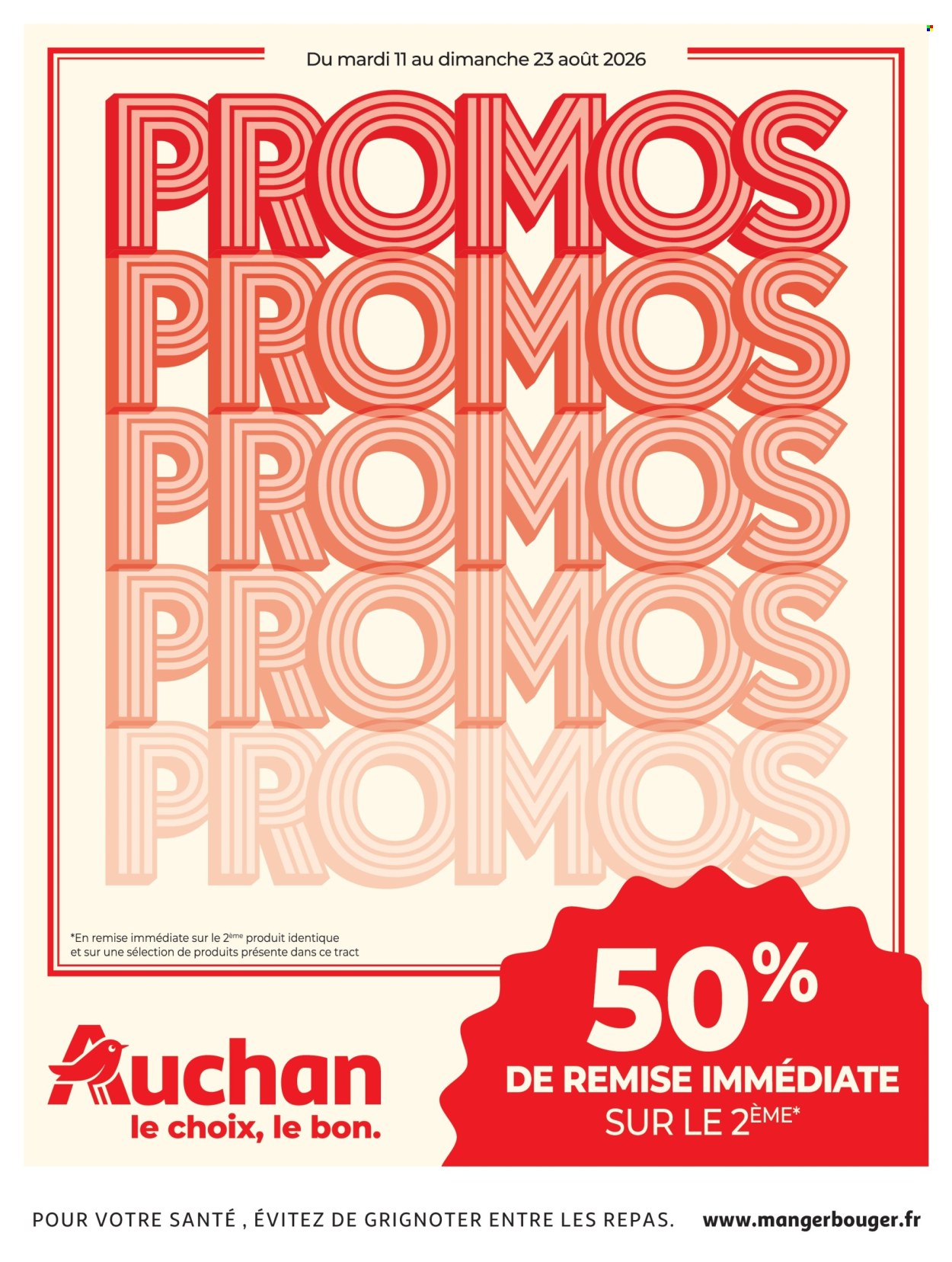 Catalogue Auchan - 11.08.2026 - 23.08.2026. Page 1