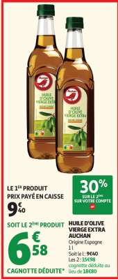 Huile D'olive Vierge Extra Auchan