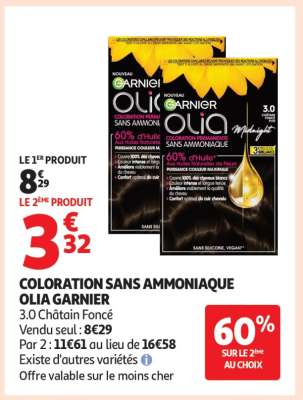 COLORATION SANS AMMONIAQUE OLIA GARNIER