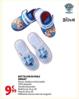 BOTTILLON OU MULE ENFANT